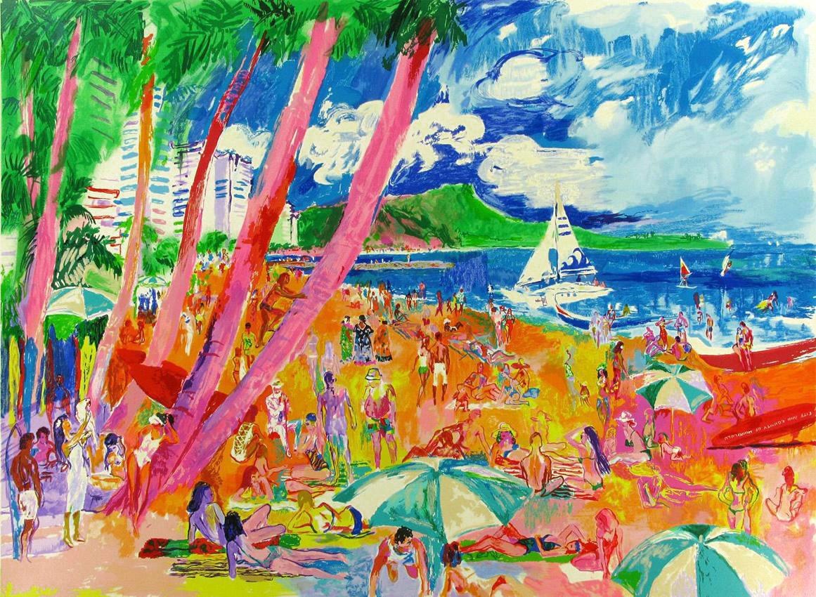 Leroy Neiman Diamond Head Hawaii